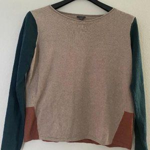 Lilla P Blocked Raglan Sweater